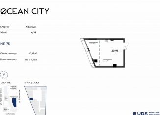 Продам помещение свободного назначения, 30.95 м2, Ижевск, Пушкинская улица, 263