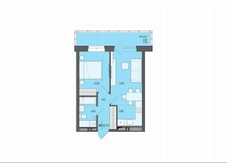 Продаю 2-ком. квартиру, 38.7 м2, Пермь, улица Сергея Есенина, 9Ак2