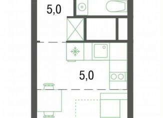 Продажа квартиры студии, 21.7 м2, Котельники