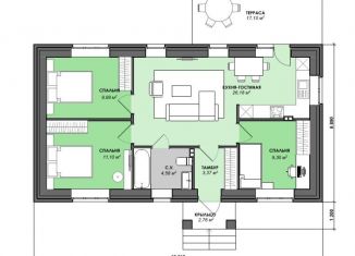 Продажа дома, 67 м2, село Нагаево, улица Героя Василия Утина