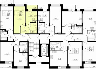 Продаю 1-комнатную квартиру, 27.5 м2, деревня Скотное, Рождественская улица, 2