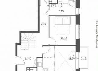 Продаю 3-ком. квартиру, 100 м2, Ярославль, Большая Октябрьская улица, 85