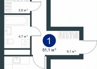 Продажа 2-ком. квартиры, 59.9 м2, Воронеж