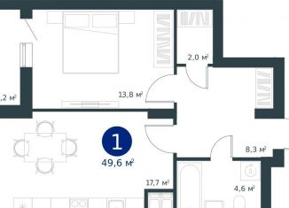 Продается двухкомнатная квартира, 85.6 м2, Воронеж