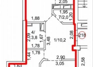 Продам 3-комнатную квартиру, 68.2 м2, Пермь, улица Карпинского, 110, ЖК Триумф Квартал 2