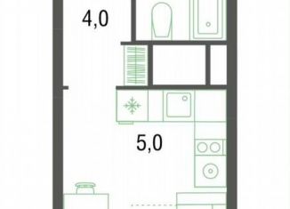 Квартира на продажу студия, 21 м2, Котельники