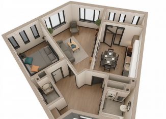 Продаю 2-комнатную квартиру, 67.1 м2, Грозный, Старопромысловское шоссе, 9А, Путинский район