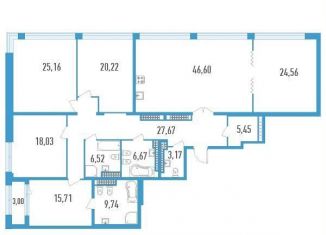 Продажа пятикомнатной квартиры, 212.5 м2, Санкт-Петербург, улица Типанова, 22, улица Типанова