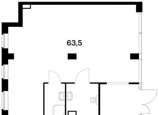 Продаю помещение свободного назначения, 63.5 м2, Благовещенск, ЖК Зея Парк, 1