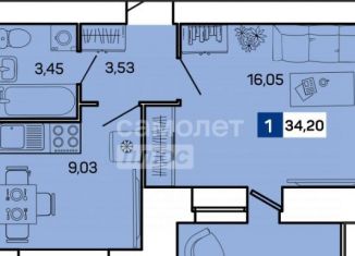 Продам 1-комнатную квартиру, 34.6 м2, Северодвинск, улица Карла Маркса, 66