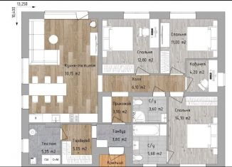 Продам дом, 85 м2, деревня Старый Чультем, Колхозная улица