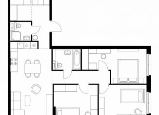 Продается 3-комнатная квартира, 84.8 м2, Москва, метро Стахановская, ЖК Волжский Парк, 5.4