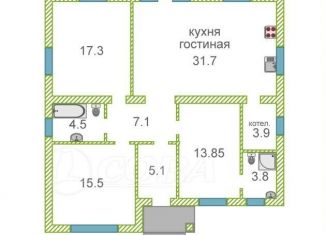 Продаю дом, 157 м2, село Луговое, Плодовая улица