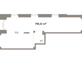 Продаю помещение свободного назначения, 79 м2, деревня Сапроново, Калиновая улица, 3