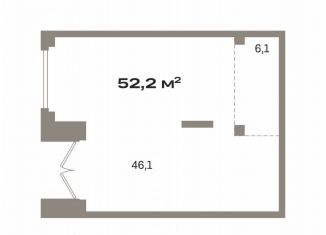Продам помещение свободного назначения, 52.2 м2, деревня Сапроново, Калиновая улица, 3