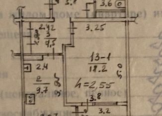 2-ком. квартира на продажу, 50.7 м2, посёлок городского типа Кореиз, Родниковая улица