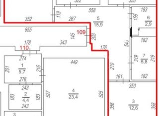 Продается трехкомнатная квартира, 80 м2, Екатеринбург, улица Новаторов, 8В, улица Новаторов