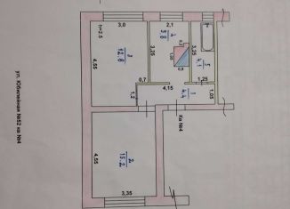 Продам 2-комнатную квартиру, 42.3 м2, село Оброчное, Юбилейная улица, 52