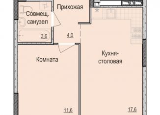 Однокомнатная квартира на продажу, 36.8 м2, Ижевск, ЖК Скандинавия