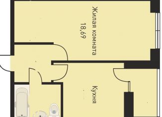Продам 1-комнатную квартиру, 36.4 м2, Краснодарский край, Заполярная улица, 39к10