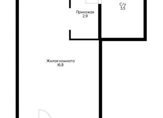 Квартира на продажу студия, 25 м2, Севастополь, Парковая улица, 29А, ЖК Парк Победы
