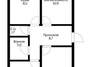 Продажа 3-комнатной квартиры, 62.3 м2, Краснодар, улица Дзержинского, 110А, микрорайон Горхутор