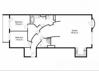 Сдается трехкомнатная квартира, 143 м2, Москва, Климентовский переулок, 2, Климентовский переулок