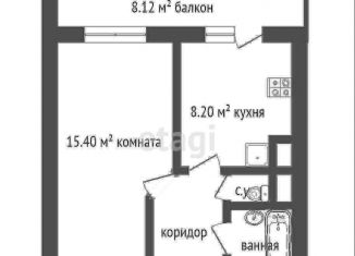 Продается 1-комнатная квартира, 32.9 м2, Санкт-Петербург, Кушелевская дорога, 7к5, ЖК Кантемировский
