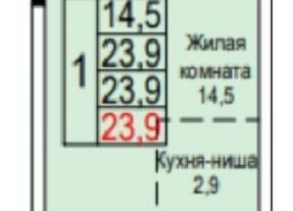 Продается квартира студия, 23.9 м2, Москва, Южнопортовый район