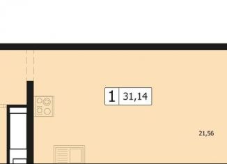 Продается 1-ком. квартира, 29.7 м2, Краснодар, улица Автолюбителей, 1Длит4, ЖК Парусная Регата