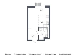 Квартира на продажу студия, 22.4 м2, Москва, жилой комплекс Молжаниново, к2, метро Пятницкое шоссе