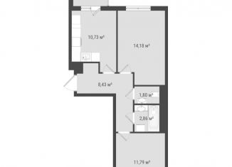 Продается 2-комнатная квартира, 52.4 м2, Ижевск