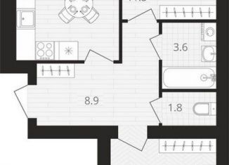 Продается 2-комнатная квартира, 60.4 м2, посёлок Мичуринский, Выставочная улица