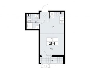 Продам квартиру студию, 25.6 м2, Москва, деревня Столбово, 69/1