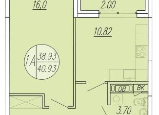 Продаю однокомнатную квартиру, 40.9 м2, Московская область, жилой комплекс Шолохово, к13