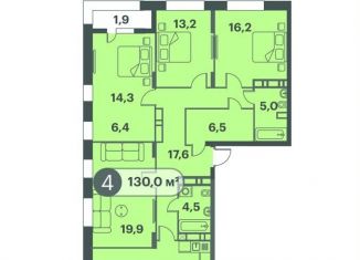 Продажа 4-комнатной квартиры, 130 м2, Красноярск, Кировский район