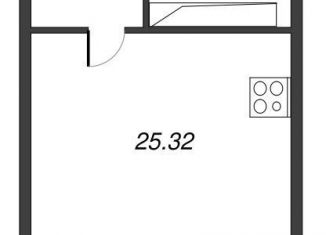 Квартира на продажу студия, 28.3 м2, Мурино