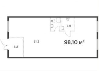 Помещение свободного назначения на продажу, 98.1 м2, Москва, 2-й Нагатинский проезд, 2с8, метро Кленовый бульвар