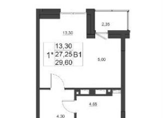 Продается квартира студия, 30.3 м2, Красноярск