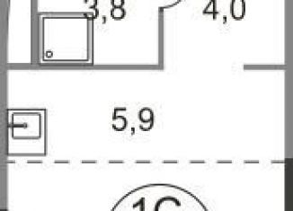Продается квартира студия, 27.1 м2, Московский, ЖК Первый Московский
