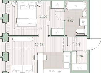 Однокомнатная квартира на продажу, 36.8 м2, Москва, ЗАО