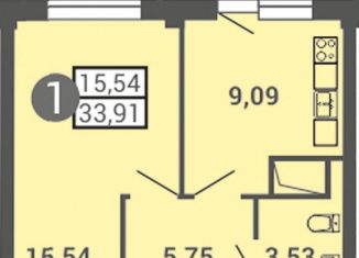 Продам однокомнатную квартиру, 33.9 м2, Архангельск, территориальный округ Майская горка