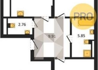 Продаю двухкомнатную квартиру, 77.2 м2, поселок Малое Исаково