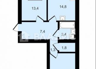 Продажа двухкомнатной квартиры, 56 м2, Владимирская область, Советская улица, 61