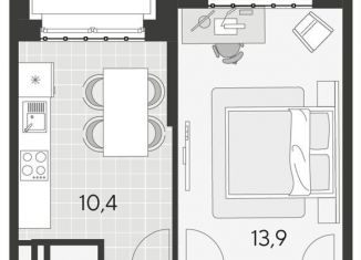 Продается однокомнатная квартира, 34.5 м2, Омская область