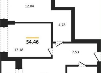 Продам 2-ком. квартиру, 54.5 м2, Новосибирск, метро Заельцовская