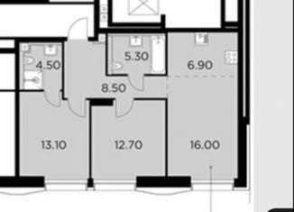 Продается трехкомнатная квартира, 67 м2, Москва, станция Балтийская