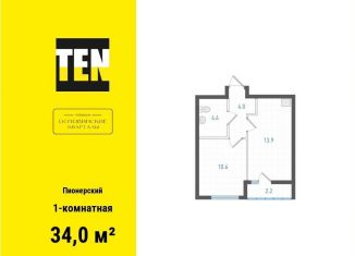 Продам 1-комнатную квартиру, 34 м2, Екатеринбург, метро Уралмаш