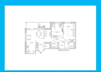 Продается 2-комнатная квартира, 82.6 м2, Санкт-Петербург, Приморский район