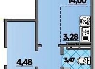 Продаю двухкомнатную квартиру, 42 м2, Ростовская область, переулок Поленова, 21/10